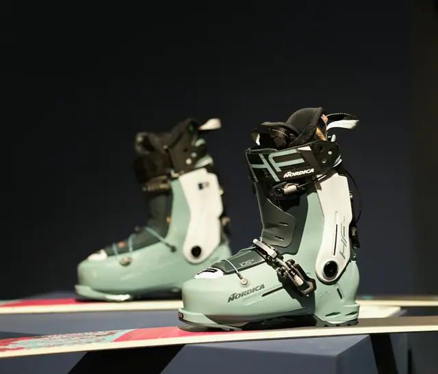 A pair of ski boots